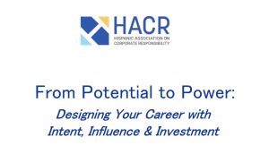 From Potential to Power: Designing Your Career with Intent, Influence & Investment